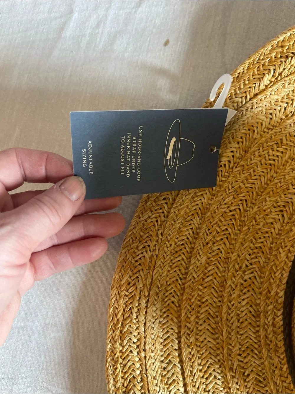 Universal thread adjustable sun hat. - Picture 3 of 13